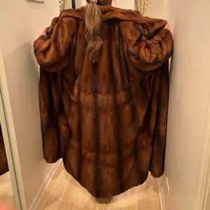 Gorgeous female mink long coat size 10-12